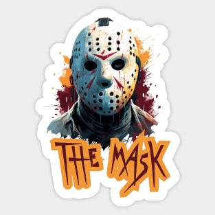 villain mask Sticker